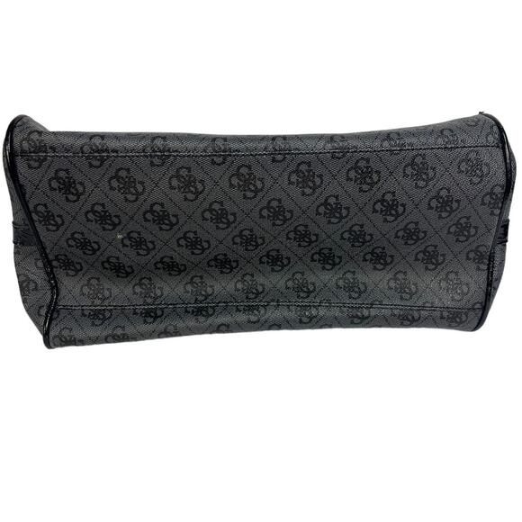 Guess Grey and Black Logo Purse Hand Bag - Picture 4 of 9